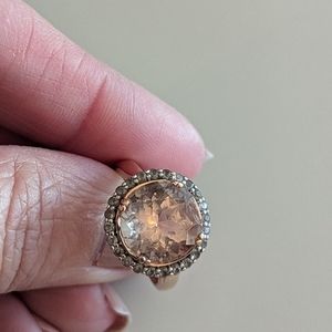 Rose Gold Morganite ring size 6